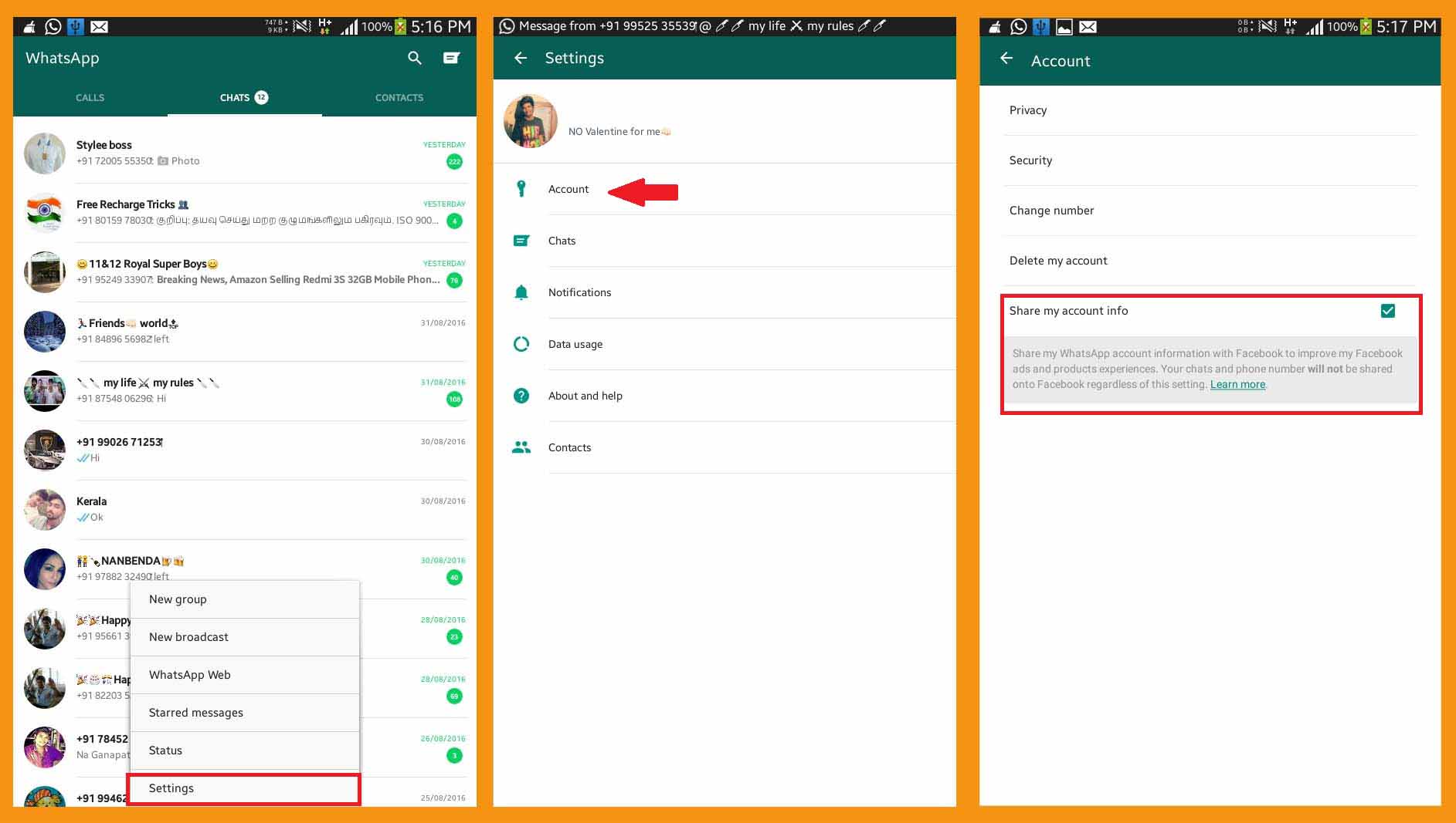 How to Change Your WhatsApp Settings Before Facebook Data Sharing Begins