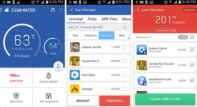 best memory cleaner android apps