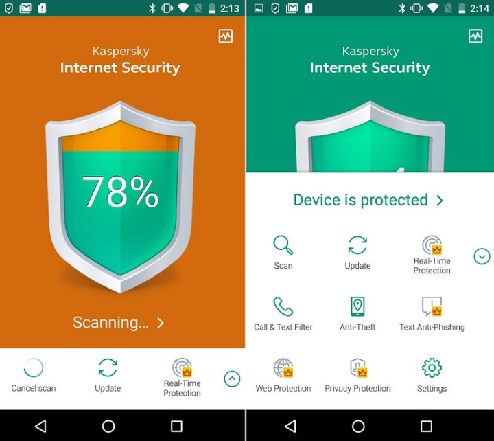 kaspersky antivirus free download for android phone