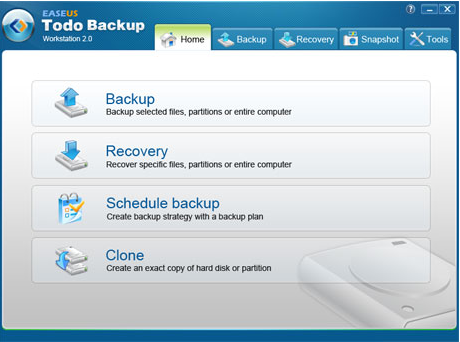 Best backup software EASEUS Todo Backup