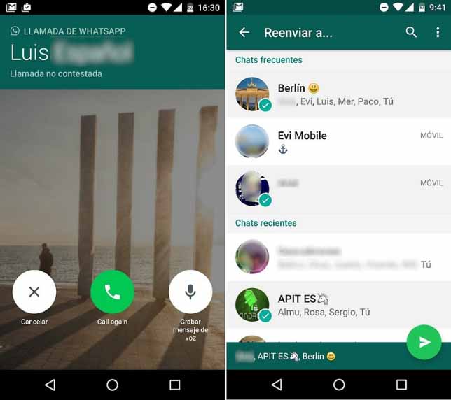 Whatsapp answering forward TechinDroid