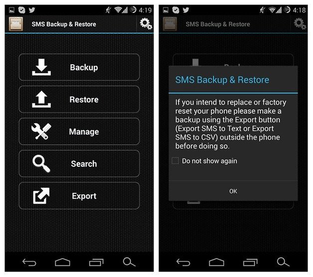 Recover deleted sms on android