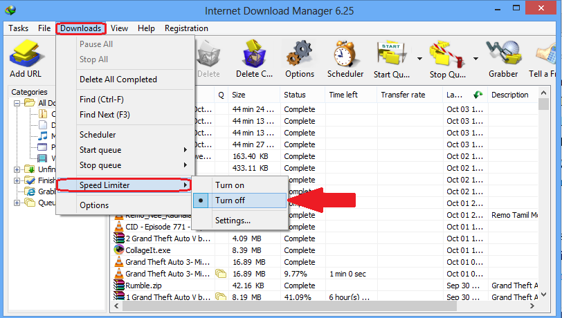 Increase download speed of IDM-578
