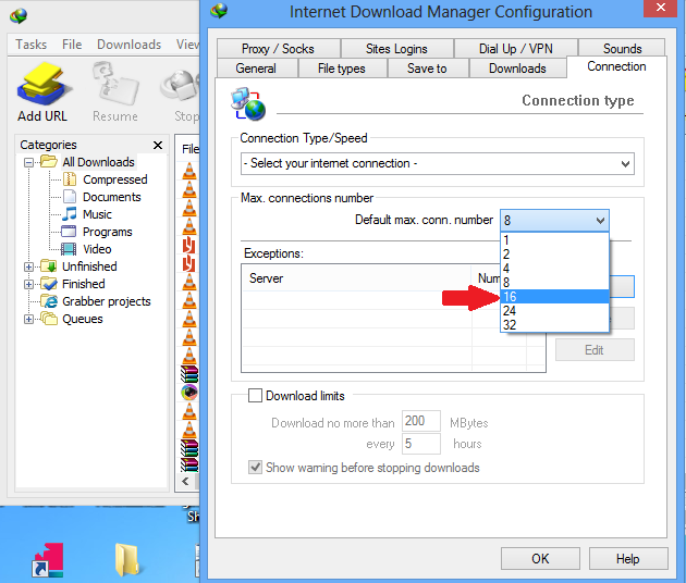 Increase download speed of IDM-579