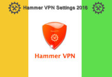 Hammer VPN working settings 2016