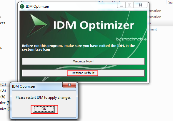 how to increase ing speed of idm