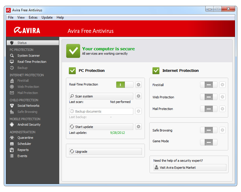 avira download pending