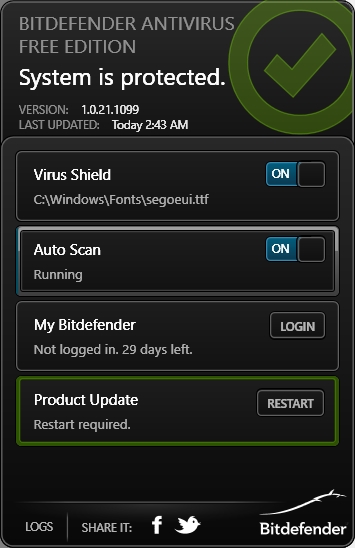 Bitdefender Antivirus Free Edition