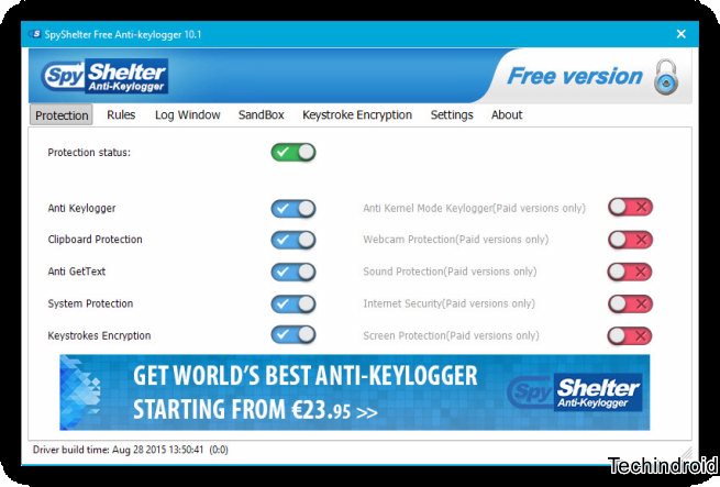 best free anti keylogger software