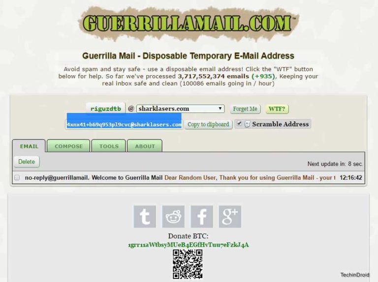 How to create a temporary email address techindroid