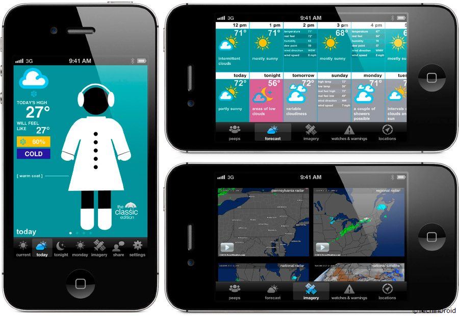 Best Weather App for iPhone 2023 - TechinDroid.com