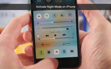 How to Enable or Disable Night mode on iphone ipad ios93 get night mode 5s 6 7 activate deactivate night shift