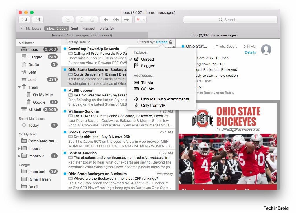 mac os sierra mail app