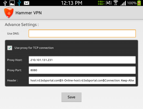 Airtel Hammer VPN trick