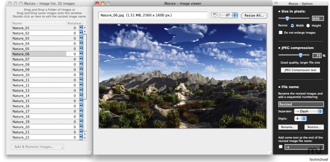 photoshop resize multiple images at once