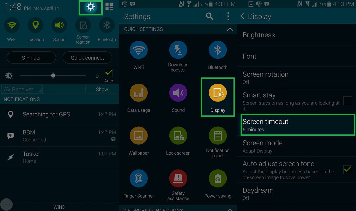 save battery on android kitkat