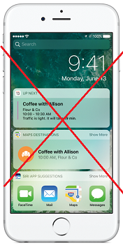 disable Lockscreen Widgets on iPhone iOS 10