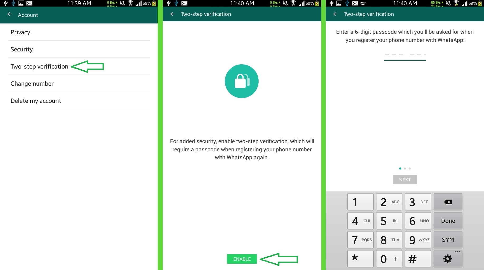 How to Enable Two-step Verification in WhatsApp