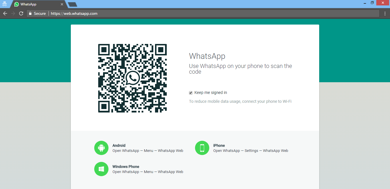 Whatsapp web download windows