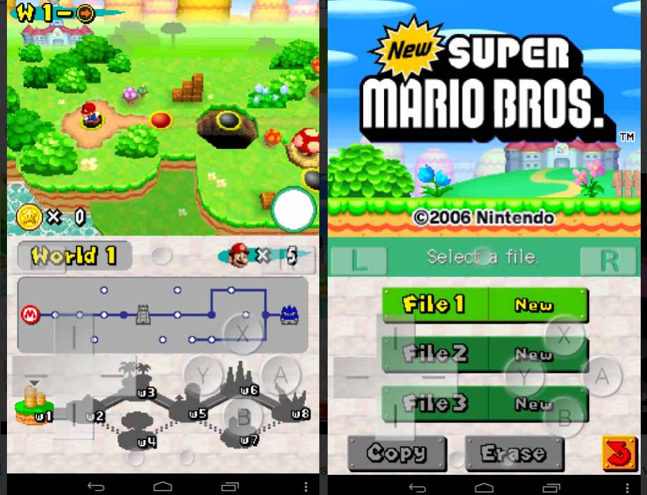 Nintendo DS emulator for Android