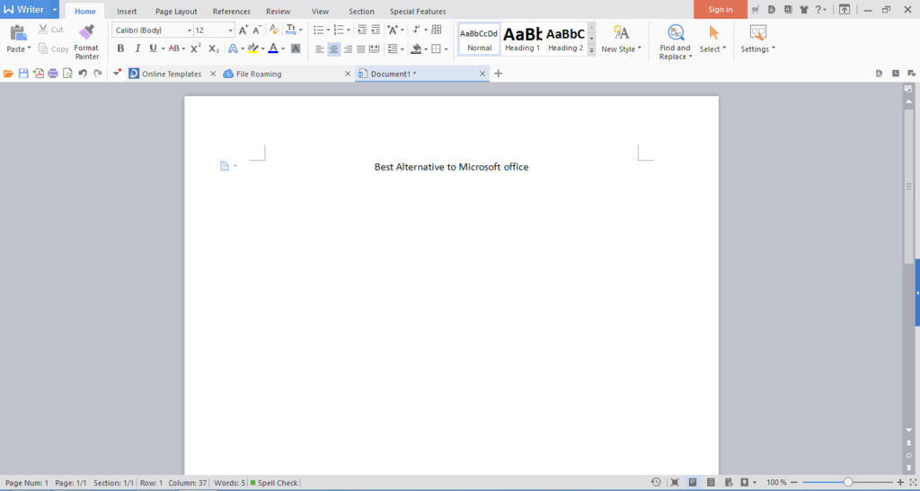 microsoft office alternative for windows 10