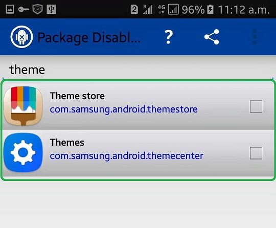 Packages disable pro. Samsung Theme Manager. Samsung themestore icon.