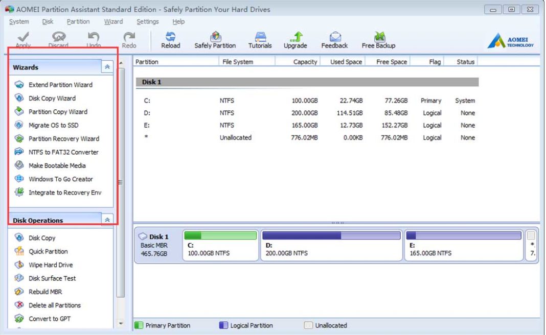 AOMEI Partition Assistant Pro 10.2.1 instal the new version for windows