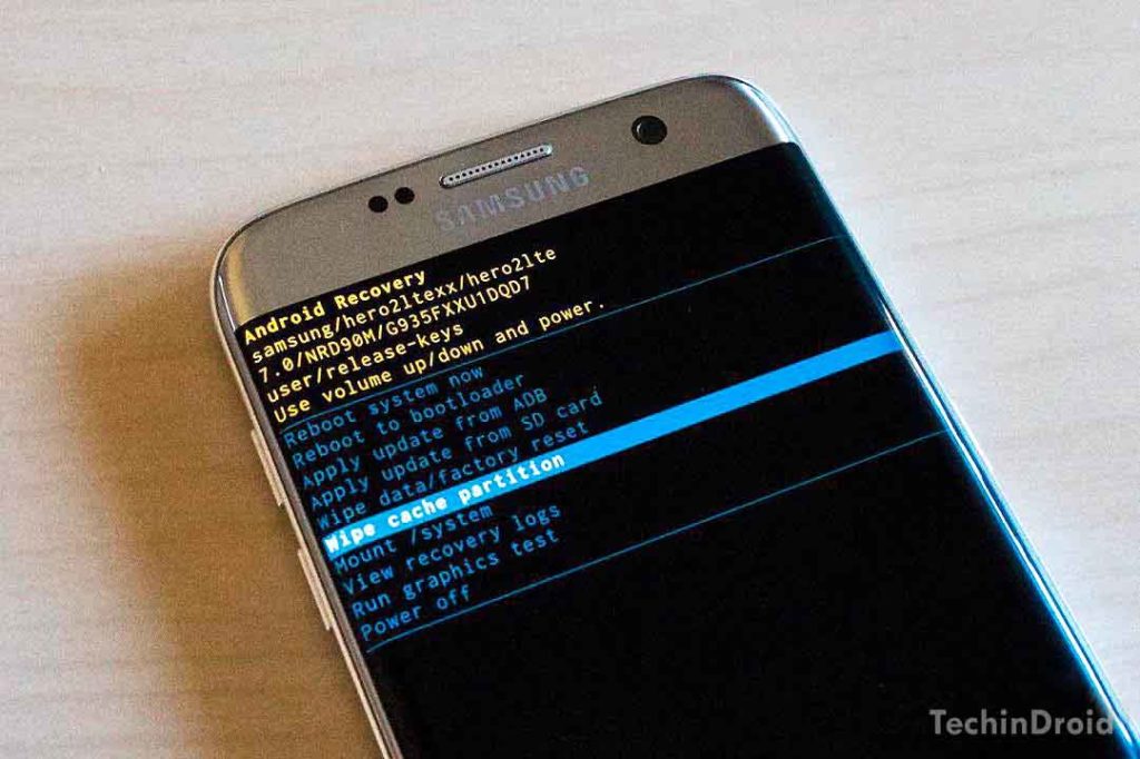 How to Wipe the Cache partition S7 Edge