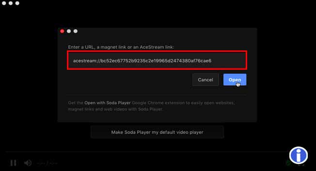 how to find acestream links football