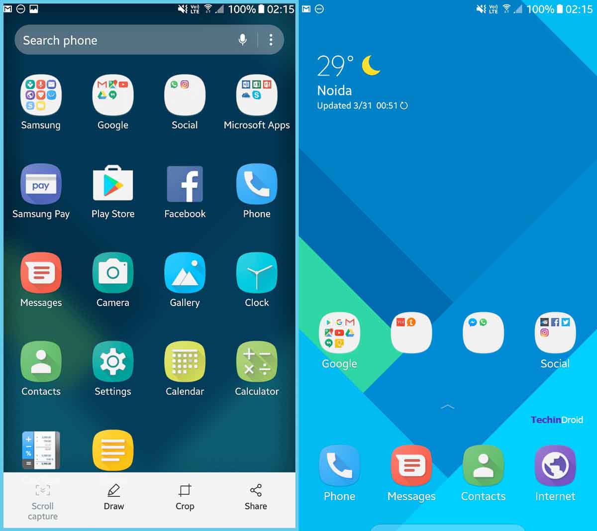 Get Samsung Galaxy S8 Launcher on S7 & S7 Edge [No root]