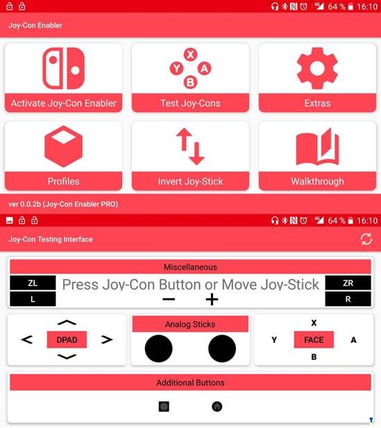 connect your nintendo joy con to android