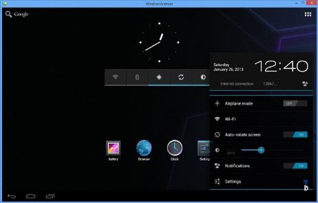 rotate android emulator window mac