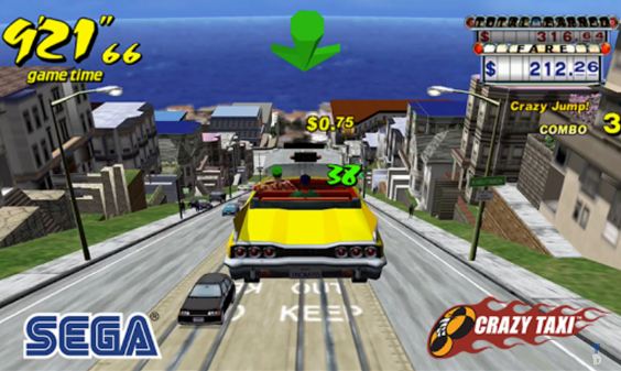 Crazy Taxi: the crazy taxi driver is back