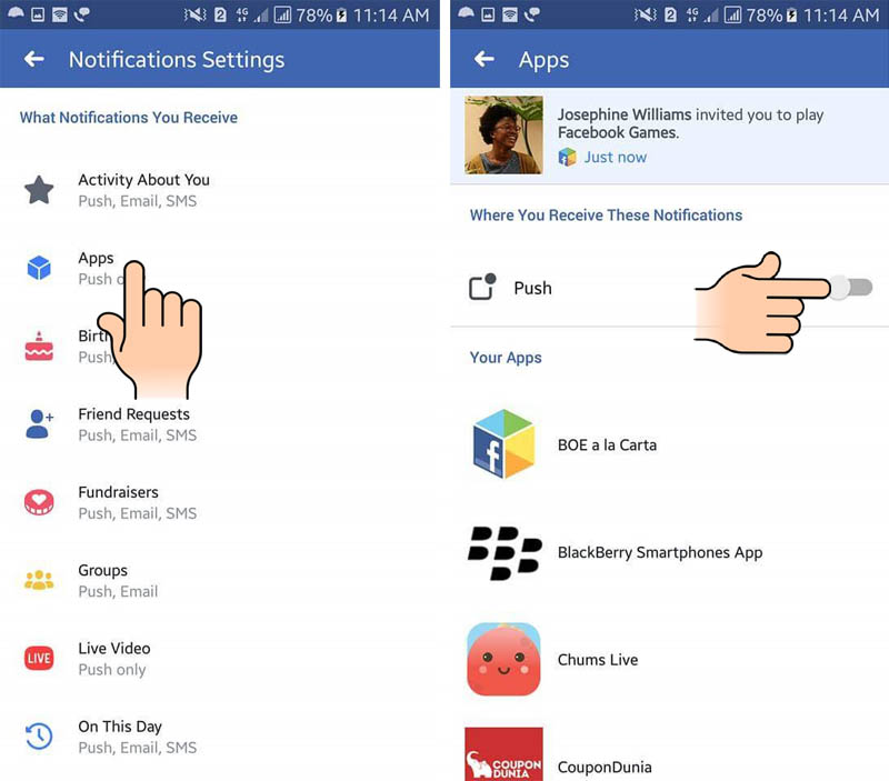 How to Disable Facebook notifications on Android