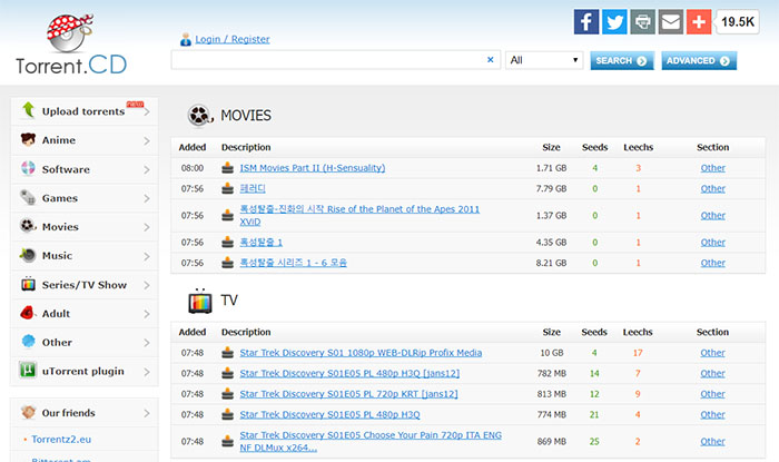 italian torrent trackers