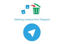 Deleting contacts from telegram