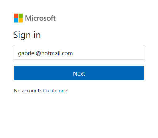 hotmail account login