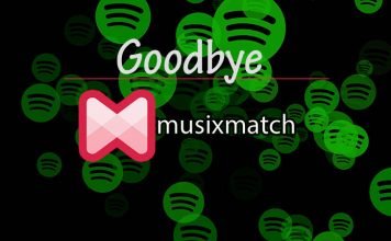 Say Goodbye to Spotify with Musixmatch lyrics