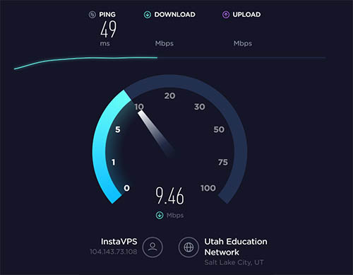 PureVPN speed