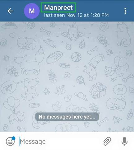 delete telegram contact