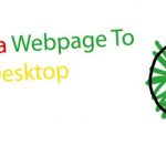 add website to desktop