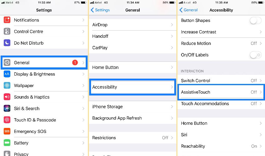 Add Virtual Home Button to iPhone X