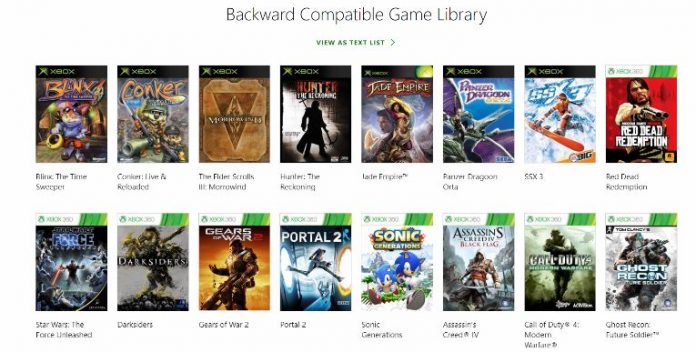 Xbox One Backwards Compatibility List Xbox Games On One