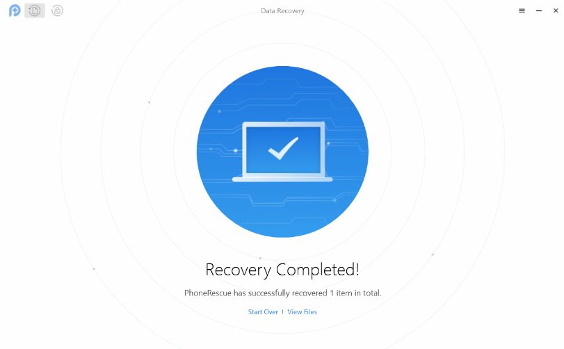 Recover Lost Videos Using PhoneRescue