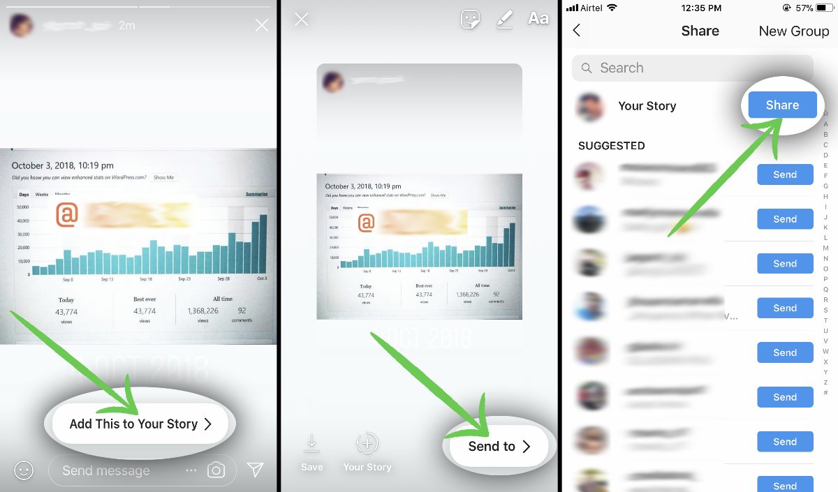 How to Repost Instagram Stories from Someone else to your