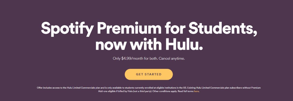 spotify student premium free