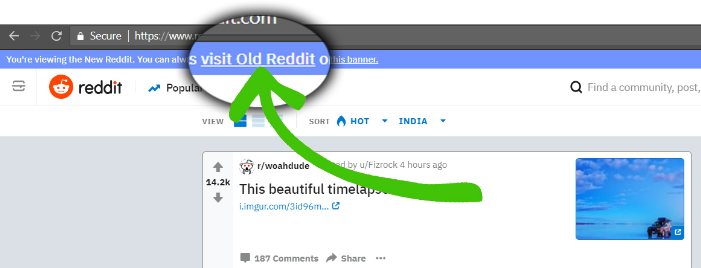 reddit old style