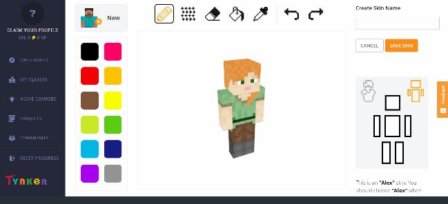 minecraft skin editor for android