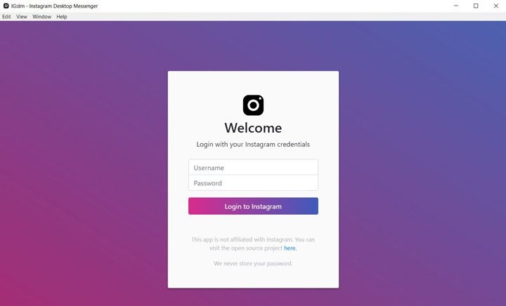 instagram direct download for pc