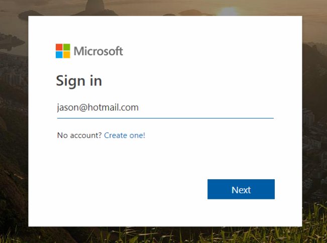 hotmail login